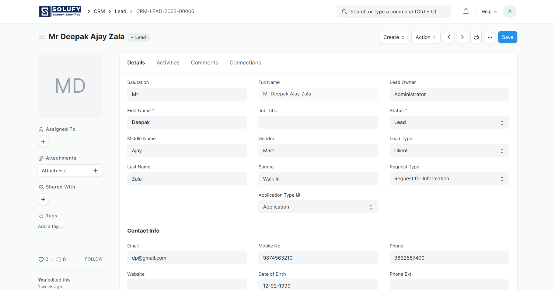 Visa Management System