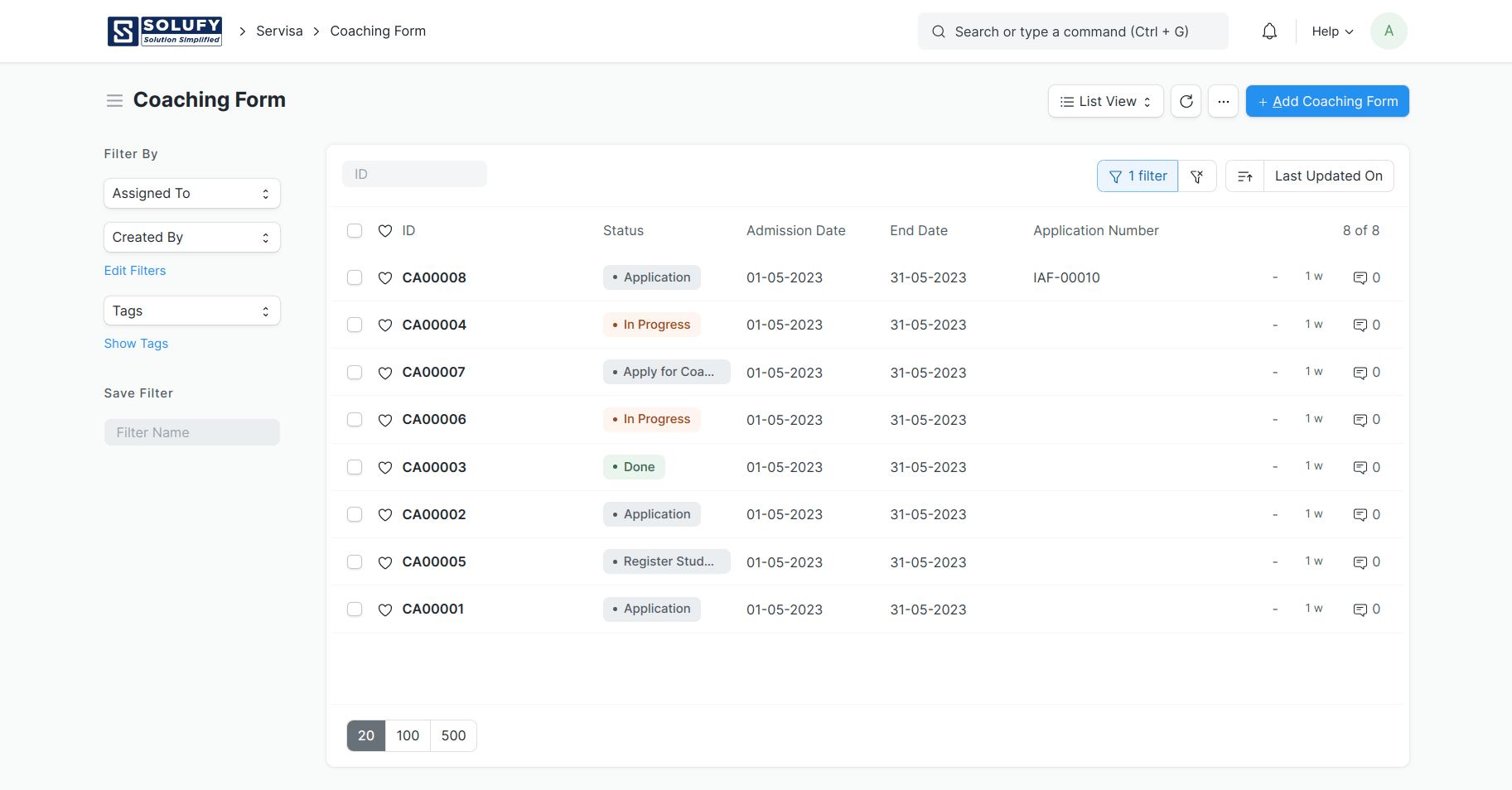 Visa Management System