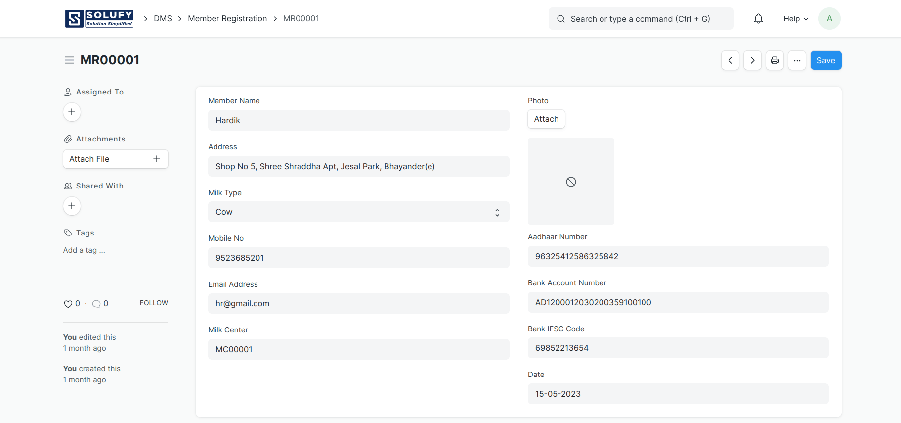 Dairy-Account-Registration-of-Members