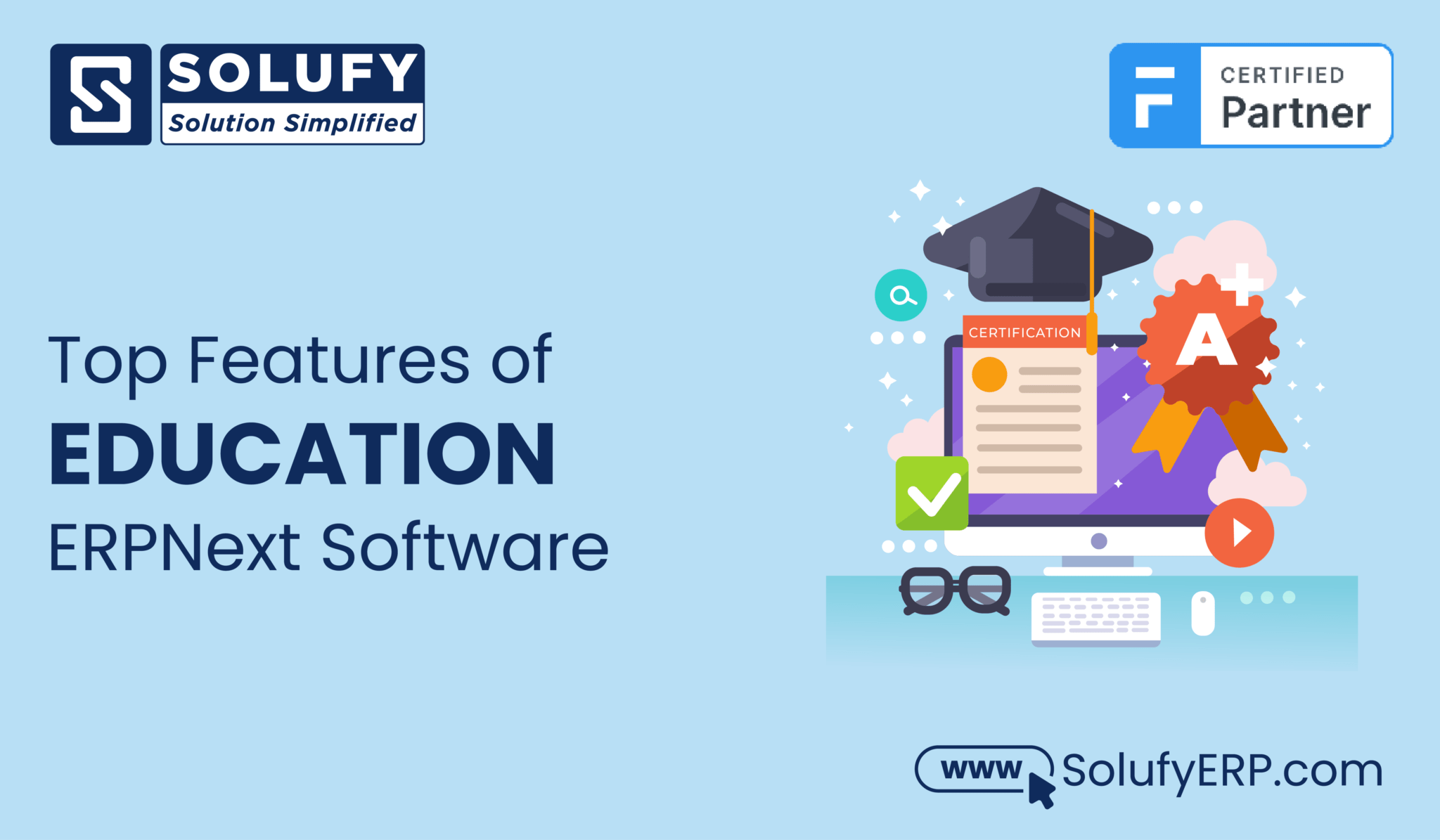 Top Features Of Education ERPNext Software - Solufy ERP