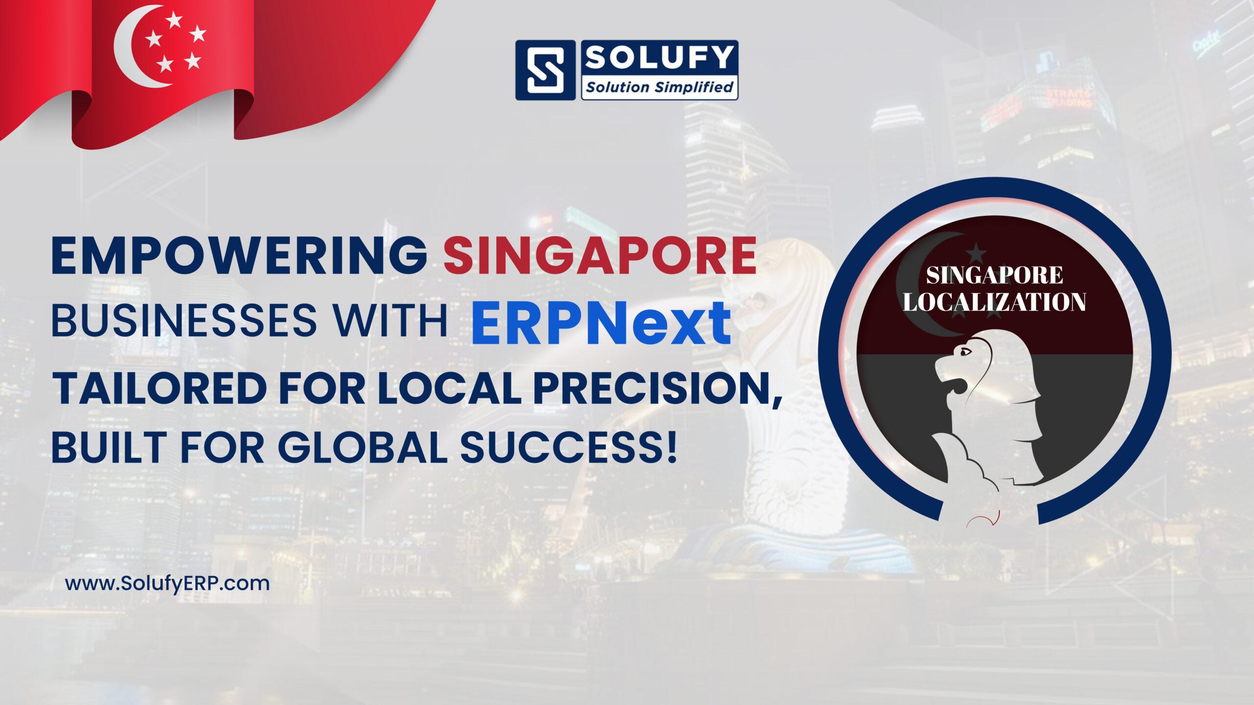 ERPNext Singapore Localization